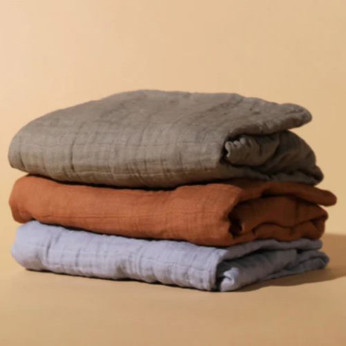 Babyletto Mini Crib Sheet in GOTS Certified Organic Muslin Cotton