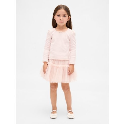 Baby & Toddler Rib & Tulle Outfit Set