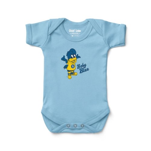 Delaware Fightin' Blue Hens Chad & Jake Newborn & Infant Bodysuit - Light Blue