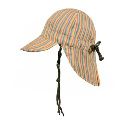 'Lounger' Baby Reversible Flap Sun Hat - Gwen / Moss - 0-3 mth / 38 - 42cm / XXS