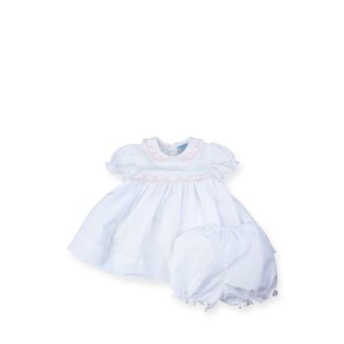 Lace Inlay Dress and Bloomers
