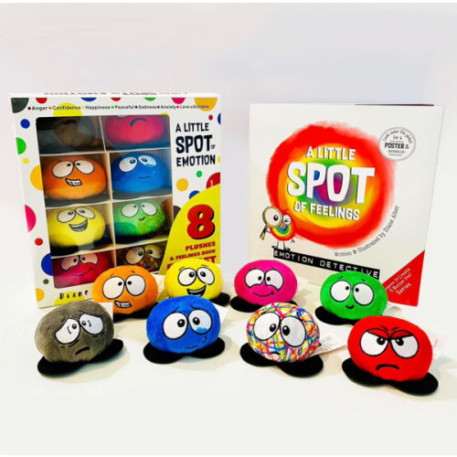 A Little SPOT of Emotion 8 Plush Toys with Feelings Book Box Set: 9781951287399: Alber, Diane, Alber, Diane: Books