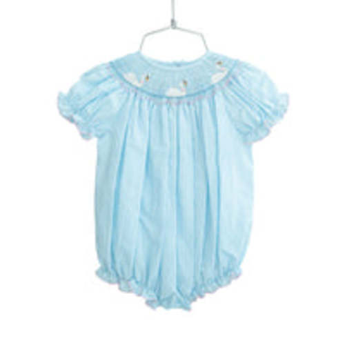 Swans Smocked Birdie Bubble