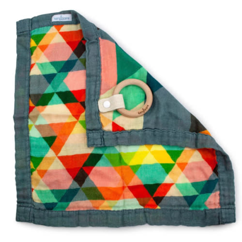 Kanga Care Reversible Teething Blanket Lovey :: Finn
