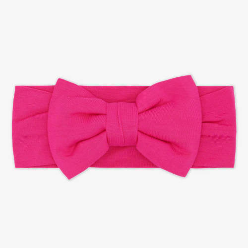 Little Sleepies ™ | Mighty Magenta Luxe Bow Headband
