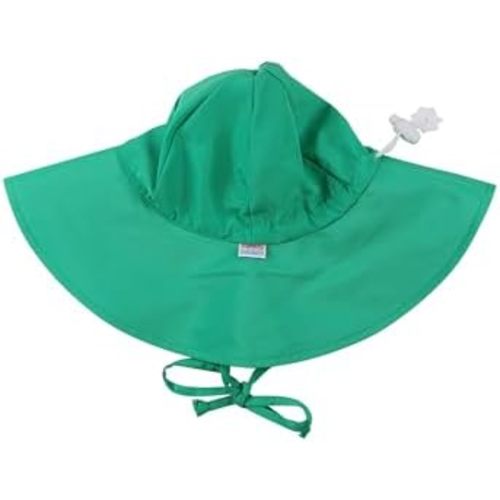 RuffleButts Baby-Girls Sun Hat Floppy Wide Brim UPF 50+ - Baby Sun Hat with Sun Protection