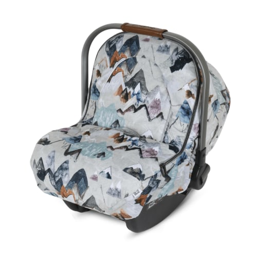 Gliz Design - Winter Car Seat Cover - Call of the Mountains (ochre)