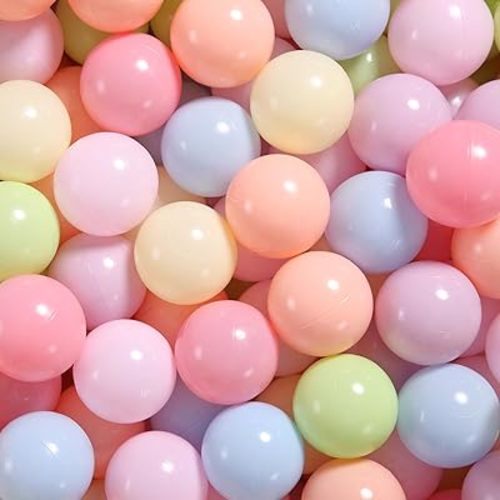 GOGOSO Ball Pit Balls for Toddlers Dogs Baby Boys Girls 2.2Inch Plasticball Toys for Kid Play Tent Birthday Slides Party Decor 50 100 170 200 500 1000