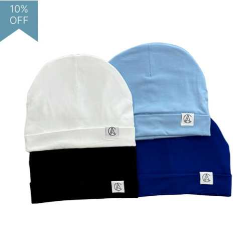 Satin Lined Jersey Beanie Trio Bundle – Aarin & Co.