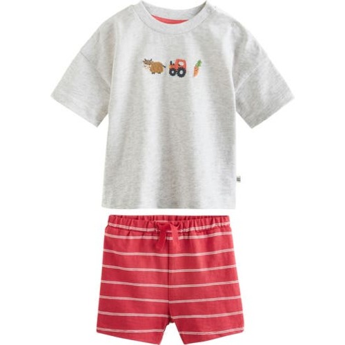 Graphic T-Shirt & Shorts Set, 6-9M
