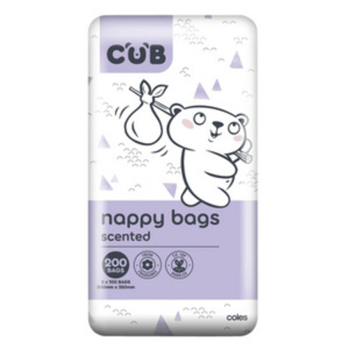 CUB Nappy Bags | 200 pack
