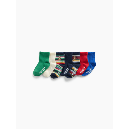 Baby & Toddler Quarter Crew Socks (7-Pack)