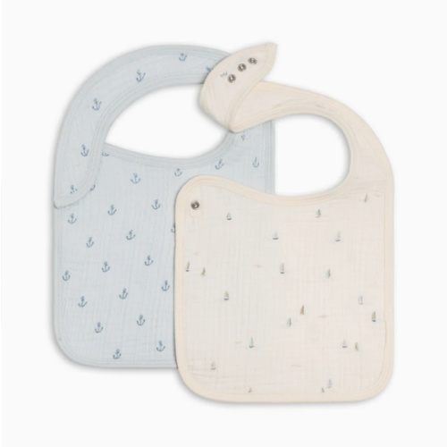2-Pack Muslin Bibs