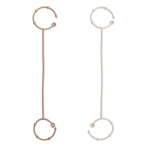 Adjustable Silicone Strap 2-Pack Natural/Shifting Sand One Size