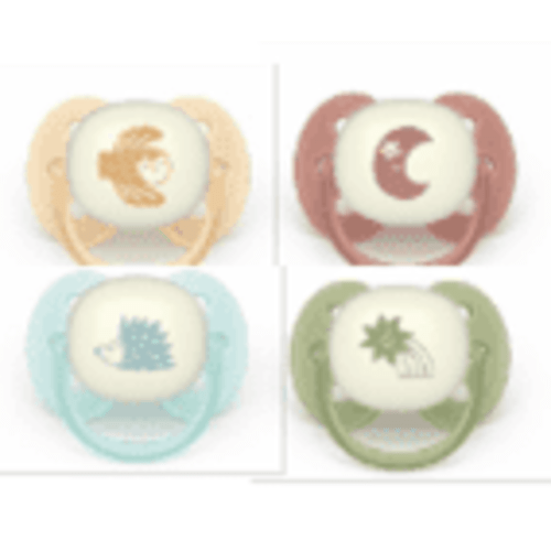 Philips Avent ultra soft Pacifier 0-6m, day / night, SCF094/07