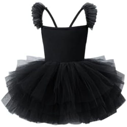 Tutu.kk Toddler Girls Ballet Leotard Back Cross Tutu Dresses Dance Outfits