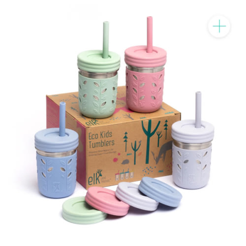 Stainless Steel 10oz Drinking Tumblers + Food Storage