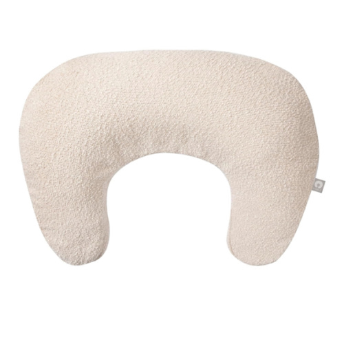 Boppy Nursing Pillow with Luxe Fabric Cover, Oatmeal Boucle, Larger, More Supportive Pillow for Breastfeeding and Bottle Feeding; Firmer and Higher Than Original, w/Premium Cover; JPMA Certified