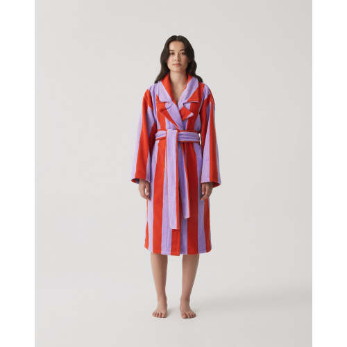 Robe - Grapefruit Stripes