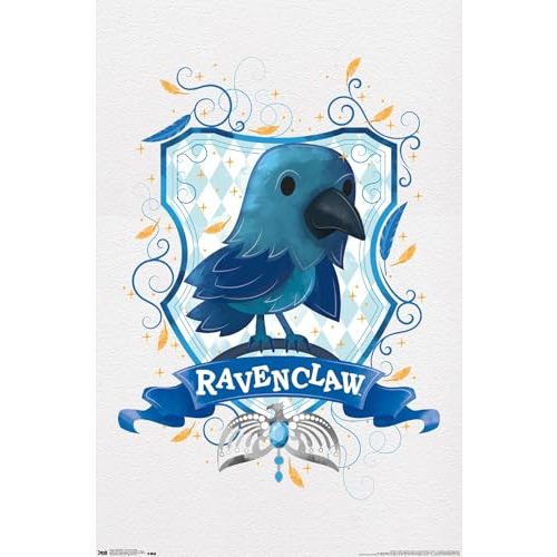 Trends International The Wizarding World: Harry Potter - Ravenclaw Charm Wall Poster, 14.725" x 22.375", Premium Unframed Version