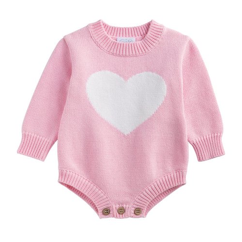 Mud Pie Baby Girls Long Sleeve Love Sweater Bubble