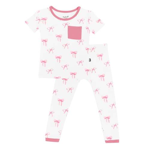 Short Sleeve with Pants Pajamas in Bow 5T