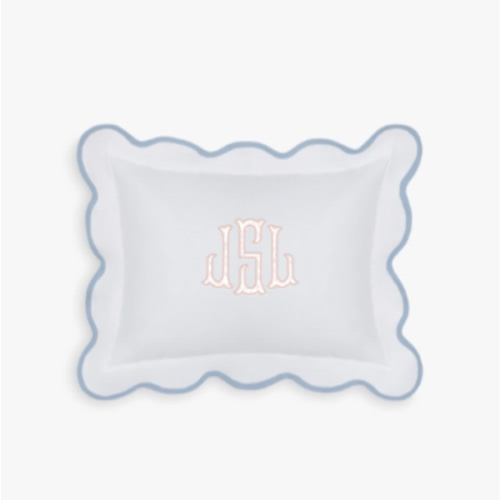Scalloped Boudoir Pillow Sham – Look Linen Co.
