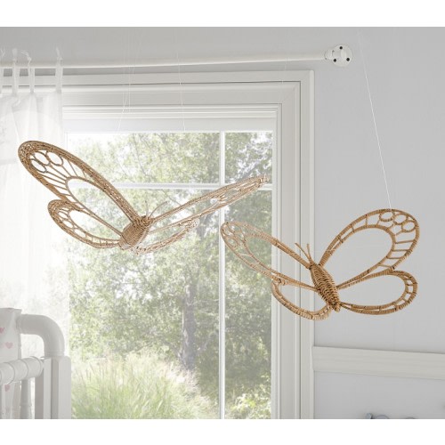 Rattan Butterflies, Set of 2 (14"x 13")