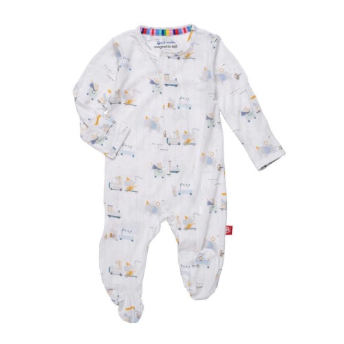 welcome wagon modal magnetic parent favorite footie. Size: 3-6m