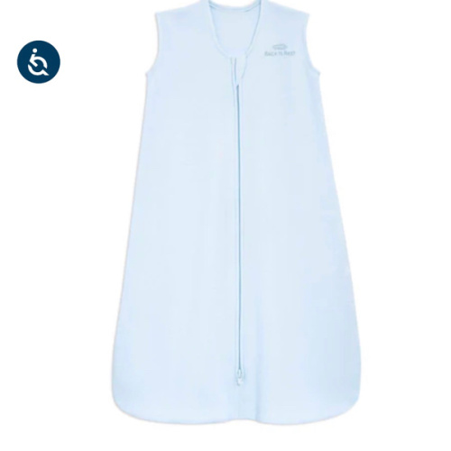 Blue Cotton Wearable Baby Blanket XL | HALO