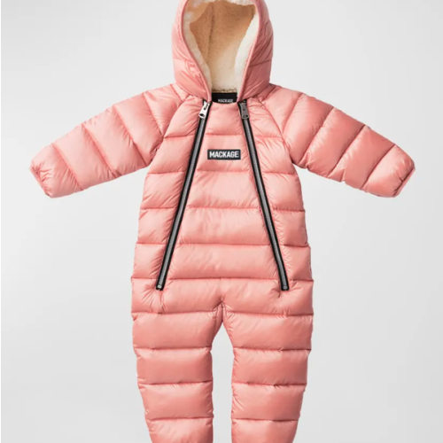 Kid's Bambi Recycled Quilted Snowsuit, Size 6M-24M