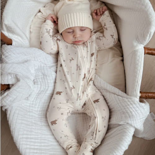 Woodland Forest Bamboo Jumpsuit