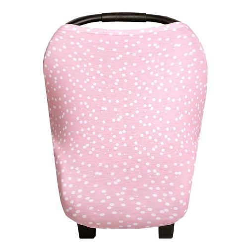 Copper Pearl Multi-Use Cover: Car Seat Covers, Nursing Cover, and Stroller Cover for Sun - Stretchy Fabric, All-Season Use, Stylish Designs, Easy Access for Moms - Lucy