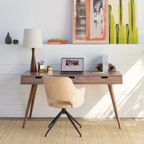 Mid-Century Modern Desk | Avocado Green Mattress