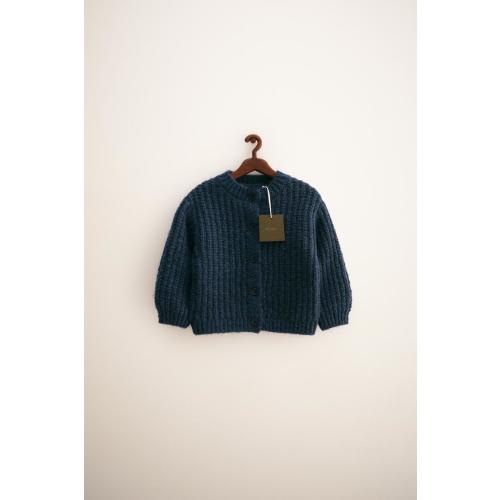ZARA TIMELESS - CHUNKY WOOL KNIT CARDIGAN - Duck blue | ZARA United States