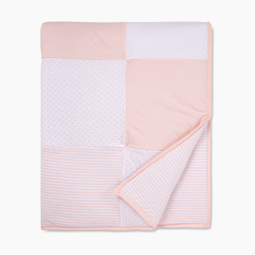 Burt's Bees Baby Organic Reversible Quilt Blanket - Blossom Dottie Bee
