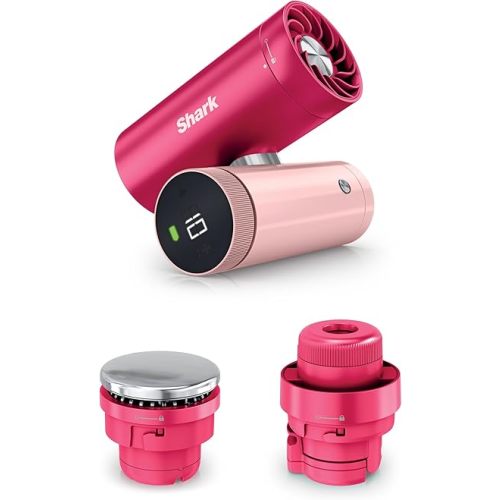 NEW Shark ChillPill — The Only 3-in-1 Personal Cooling System with InstaChill Cooling Plate, Dry-Touch Mist, & Powerful Fan, Handheld, Wearable, Rechargeable Battery, 10 Speeds, Dragon Fruit, FA022PK