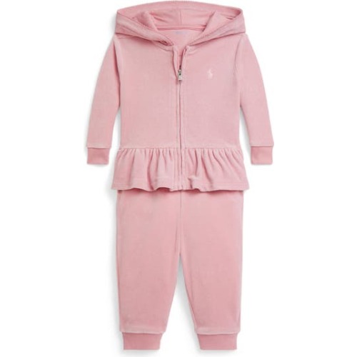 Velour Hoodie & Joggers Set