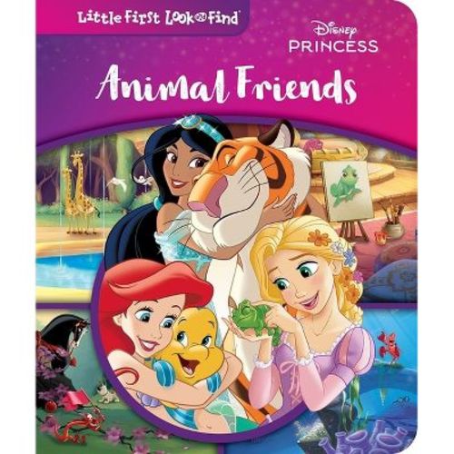 Disney Princess: Animal Friends Little First Look and Find - by Pi Kids (Board Book)