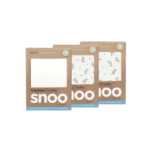 100% Organic Cotton Baby Bassinet Sheets for SNOO