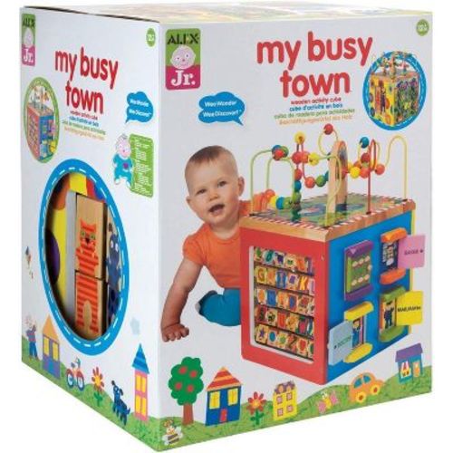 ALEX Jr. Discover My Busy Town Wooden Cube
