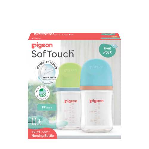 Pigeon SofTouch BPP Bottle PP 160ml Twin Colour Cap – Pigeon Australia