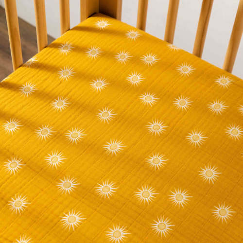 Babyletto Crib Sheet in GOTS Certified Organic Muslin Cotton