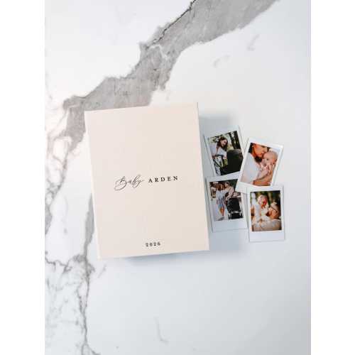 Polaroid Photo Album Baby, Custom Instax Photo Album, Baby Arrival Album