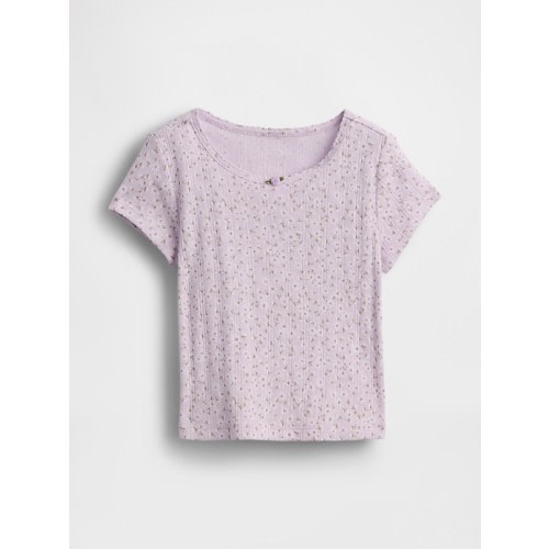 Baby & Toddler Pointelle Rib T-Shirt