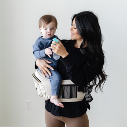 The Tushbaby Hip Carrier - cream color