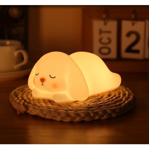 ZKLiLi Bunny Night Light for Kids Lamp, 16 Colors Lamp Cute, Dimmable Baby Night Lights for Nursery,Silicone Rechargeable Nightlight for Kids Room, Kawaii Room Decor
