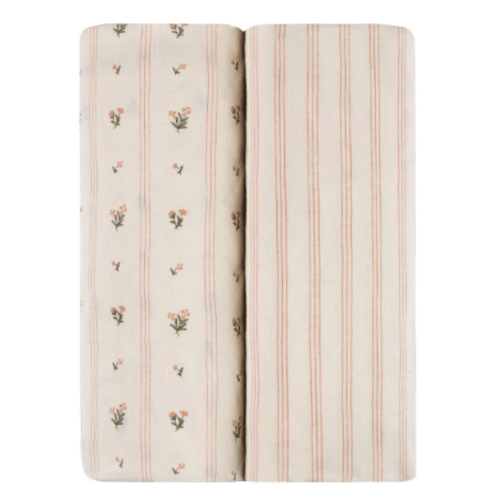 Linear Floral Bassinet Sheet Set – Ely's & Co.