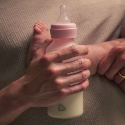 Munchkin Bond Silicone Glass Bottle, 2 Pk