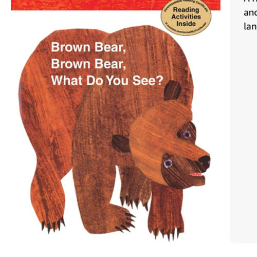 My First Reader Brown Bear, Brown Bear, What Do You See?